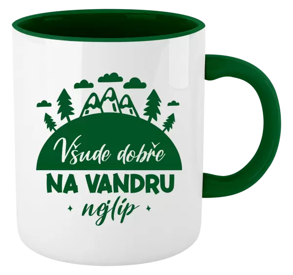 Hrnek Všude dobře na vandru nejlíp