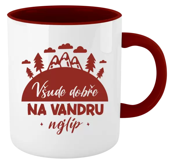 Hrnek Všude dobře na vandru nejlíp