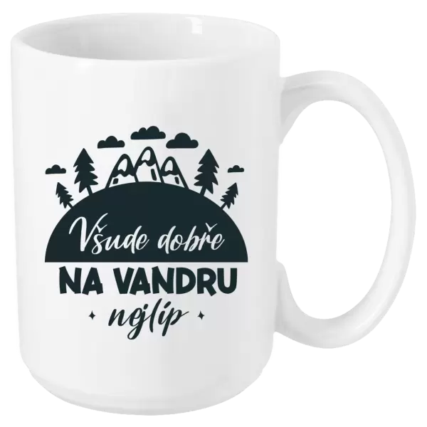 Hrnek Všude dobře na vandru nejlíp