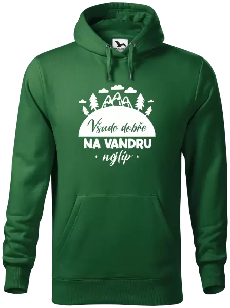 Pánská mikina Všude dobře na vandru nejlíp
