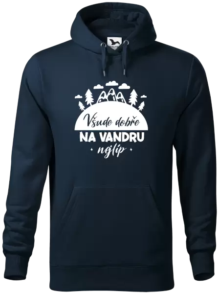 Pánská mikina Všude dobře na vandru nejlíp