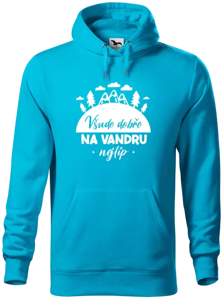 Pánská mikina Všude dobře na vandru nejlíp
