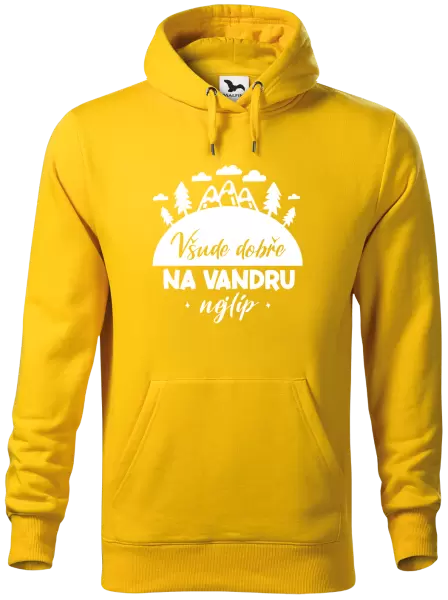 Pánská mikina Všude dobře na vandru nejlíp