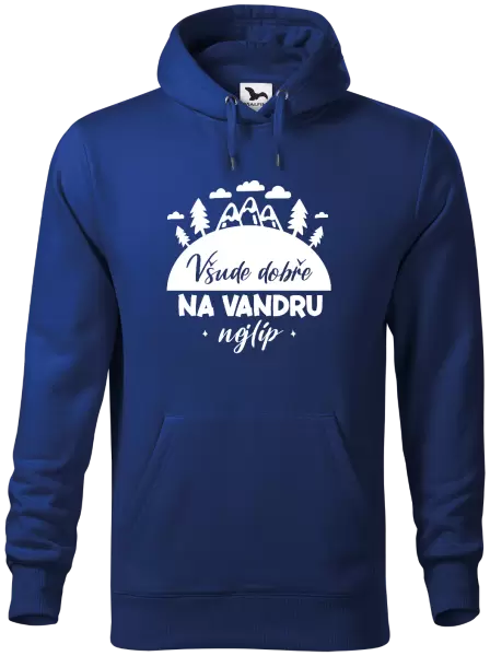 Pánská mikina Všude dobře na vandru nejlíp