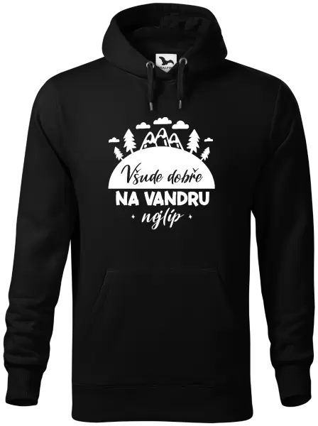 Pánská mikina Všude dobře na vandru nejlíp