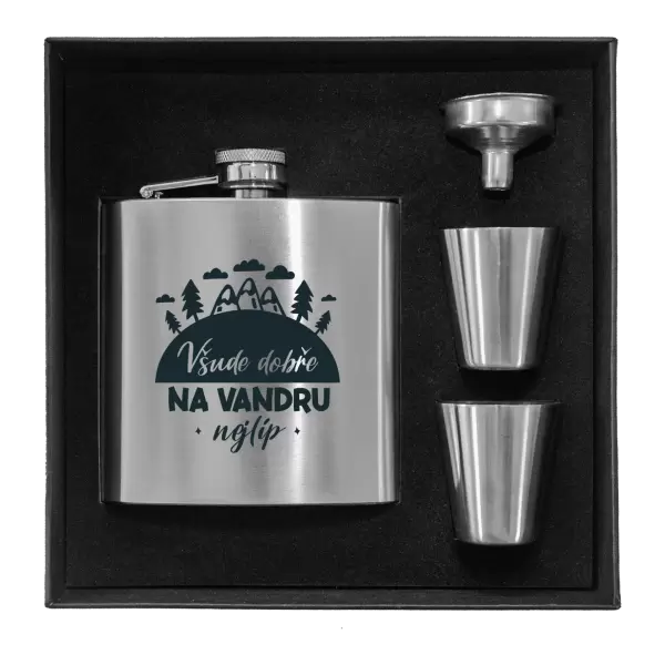 Placatka v krabičce Všude dobře na vandru nejlíp