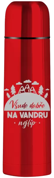 Termoska Všude dobře na vandru nejlíp