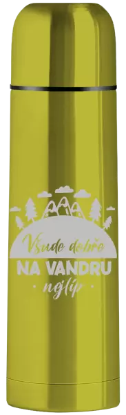 Termoska Všude dobře na vandru nejlíp