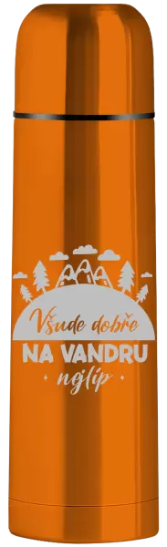 Termoska Všude dobře na vandru nejlíp