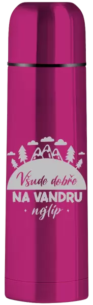 Termoska Všude dobře na vandru nejlíp