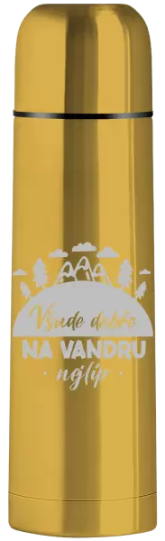Termoska Všude dobře na vandru nejlíp