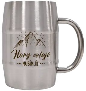 Nerezový chladicí půllitr Hory volají, musím jít