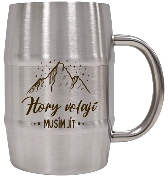 Nerezový chladicí půllitr Hory volají, musím jít