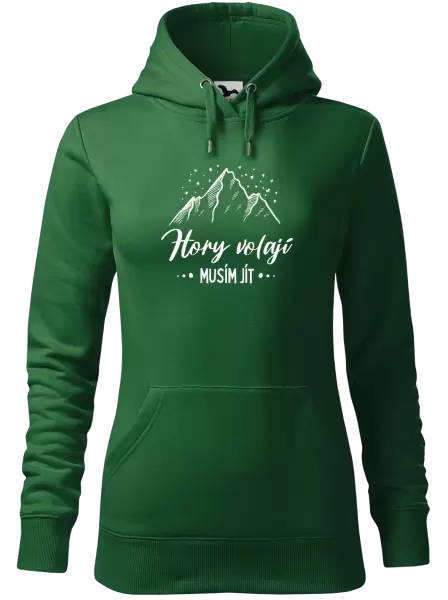 Dámská mikina Hory volají, musím jít