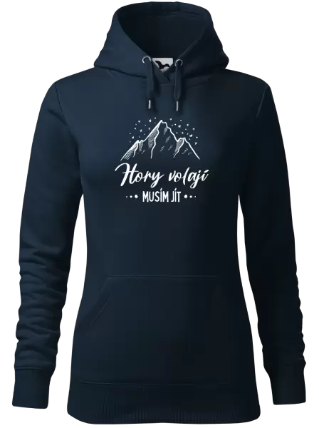 Dámská mikina Hory volají, musím jít