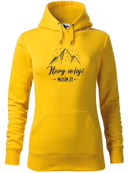 Dámská mikina Hory volají, musím jít