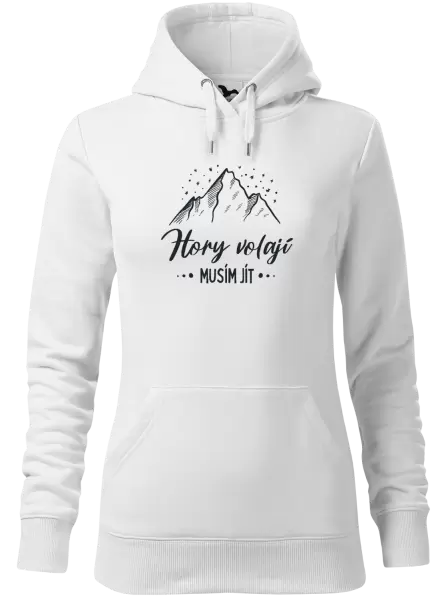 Dámská mikina Hory volají, musím jít