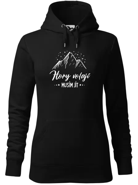 Dámská mikina Hory volají, musím jít