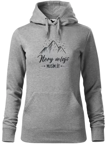 Dámská mikina Hory volají, musím jít