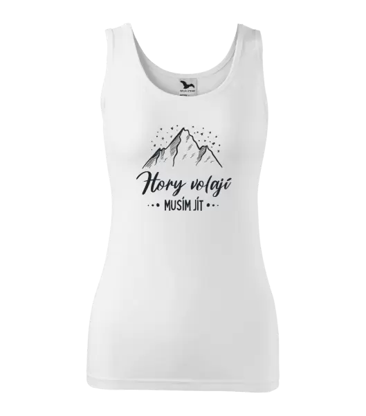 Dámské tílko Hory volají, musím jít