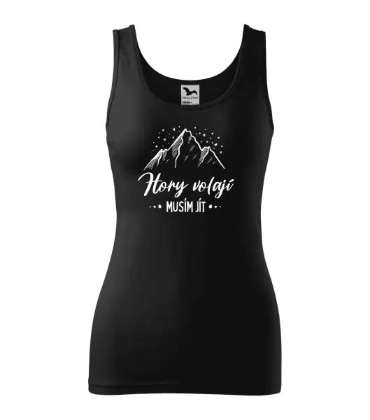 Dámské tílko Hory volají, musím jít