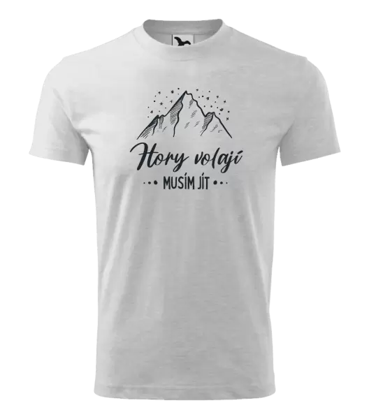 Dětské tričko Hory volají, musím jít