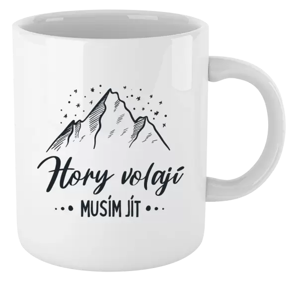 Hrnek Hory volají, musím jít