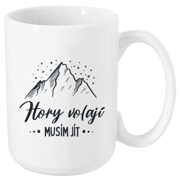 Hrnek Hory volají, musím jít