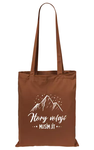 Látková taška Hory volají, musím jít