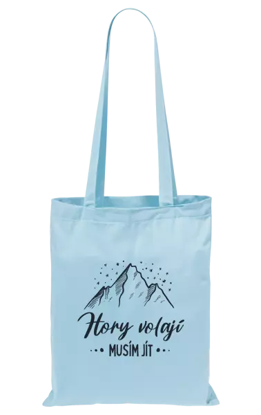 Látková taška Hory volají, musím jít