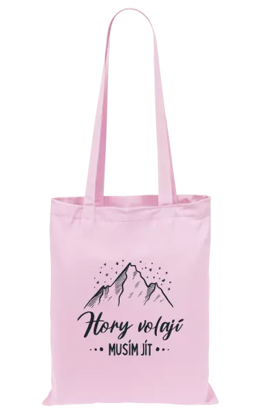 Látková taška Hory volají, musím jít