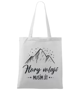 Látková taška Hory volají, musím jít