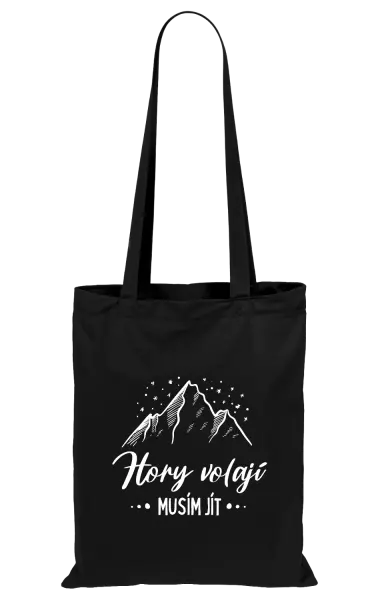 Látková taška Hory volají, musím jít