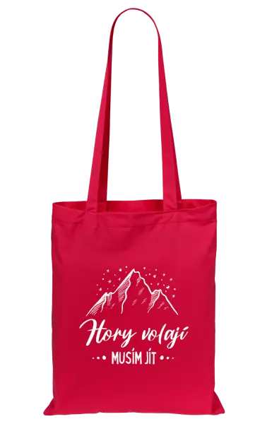 Látková taška Hory volají, musím jít