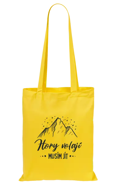 Látková taška Hory volají, musím jít