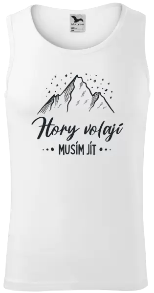 Pánské tílko Hory volají, musím jít