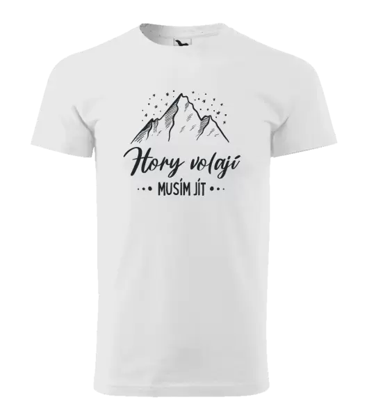 Pánské tričko Hory volají, musím jít