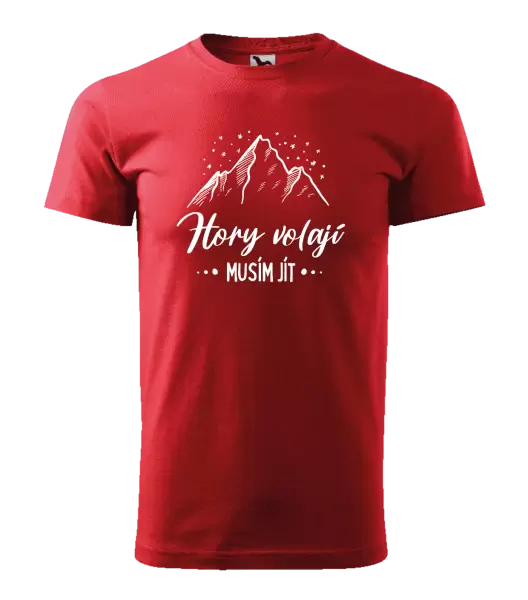Pánské tričko Hory volají, musím jít