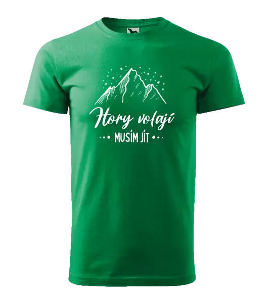 Pánské tričko Hory volají, musím jít