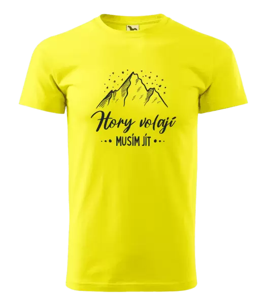 Pánské tričko Hory volají, musím jít
