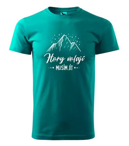 Pánské tričko Hory volají, musím jít