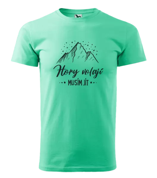 Pánské tričko Hory volají, musím jít