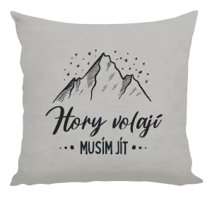 Polštář Hory volají, musím jít