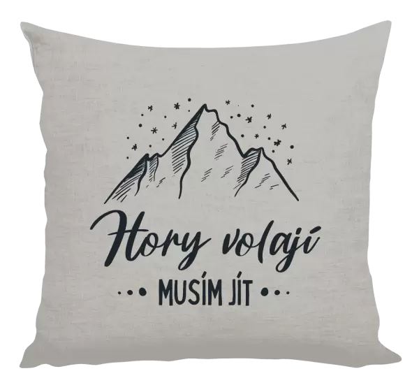 Polštář Hory volají, musím jít