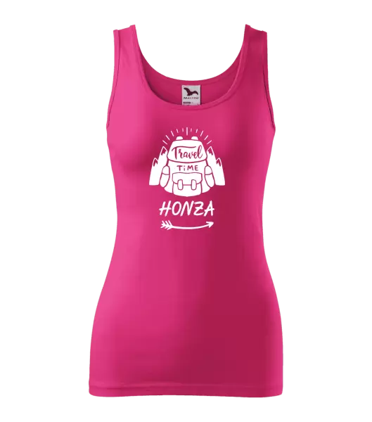 Dámské tílko Travel time se jménem