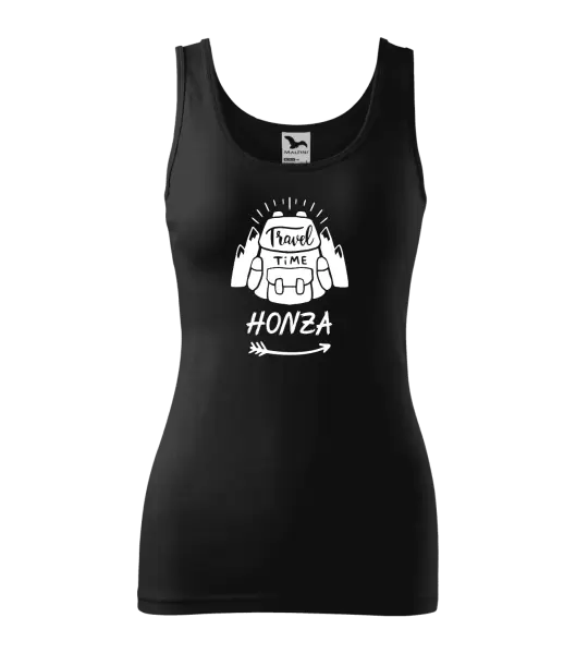 Dámské tílko Travel time se jménem