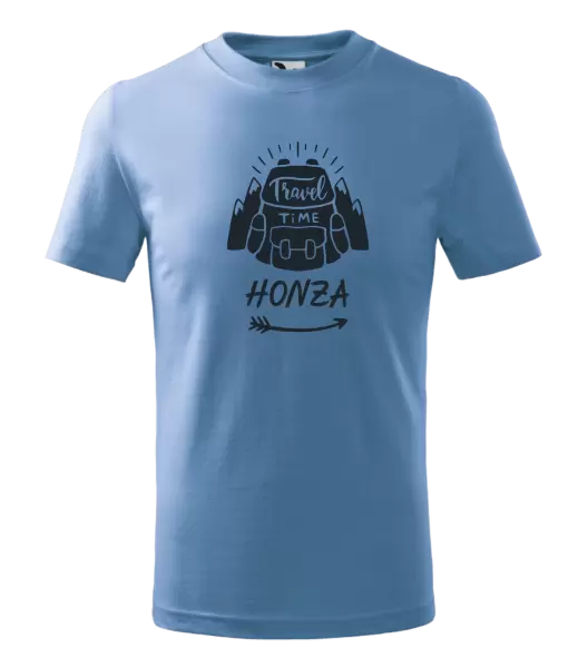 Dětské tričko Travel time se jménem
