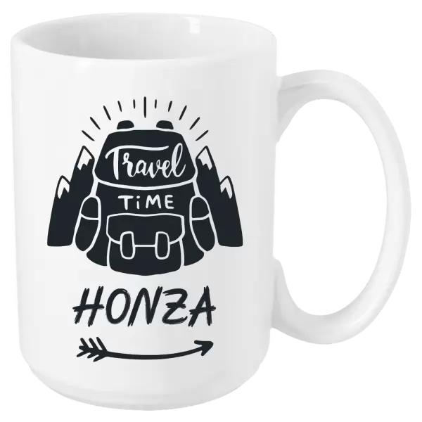 Hrnek Travel time se jménem