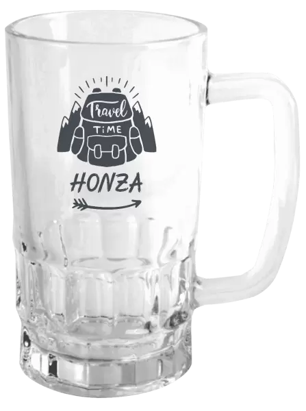 Půllitr Travel time se jménem