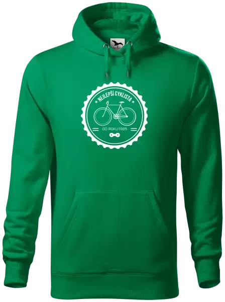 Pánská mikina Nejlepší cyklista od roku